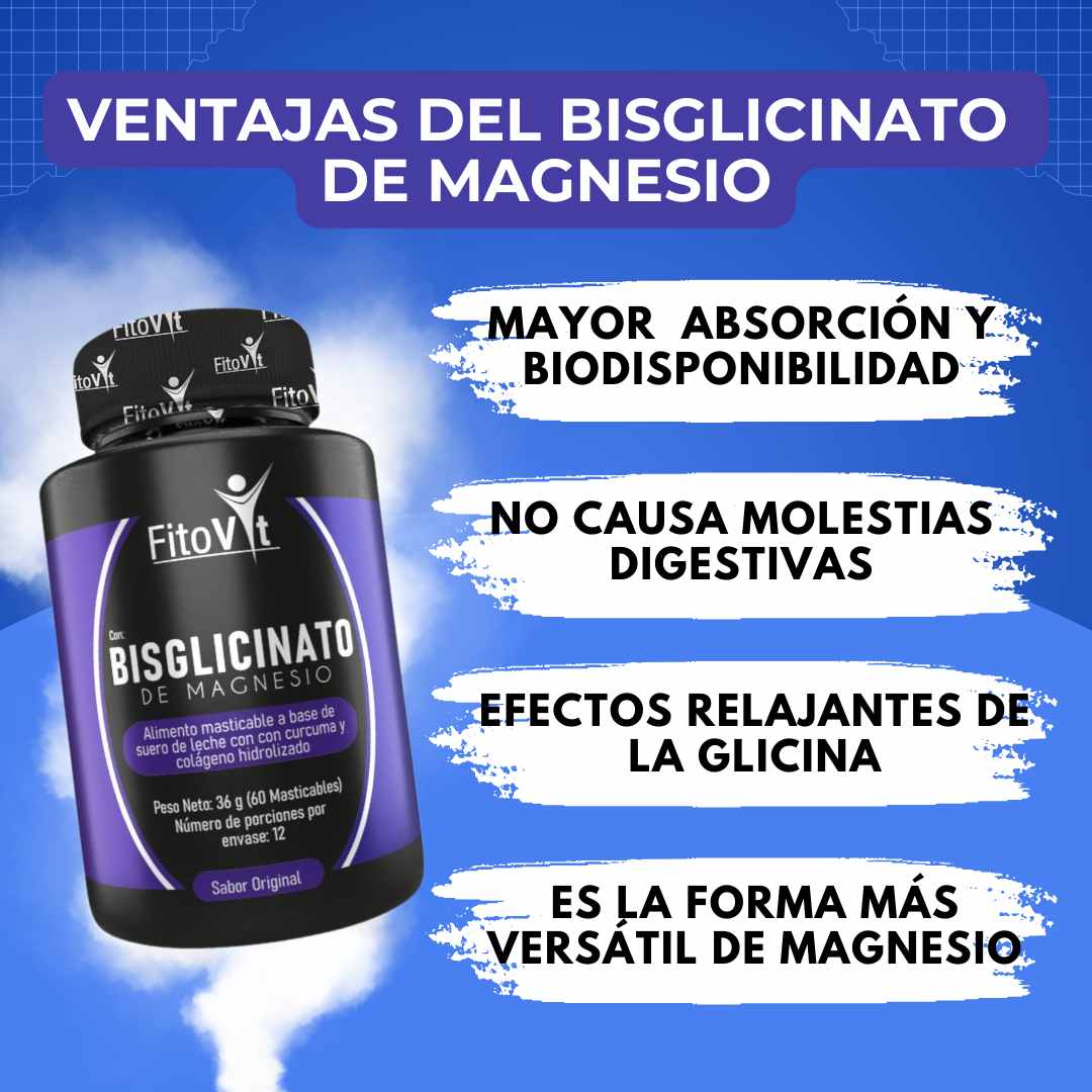 Bisglicinato de Magnesio - Descubre la Solución Natural Para Estrés y Cansancio